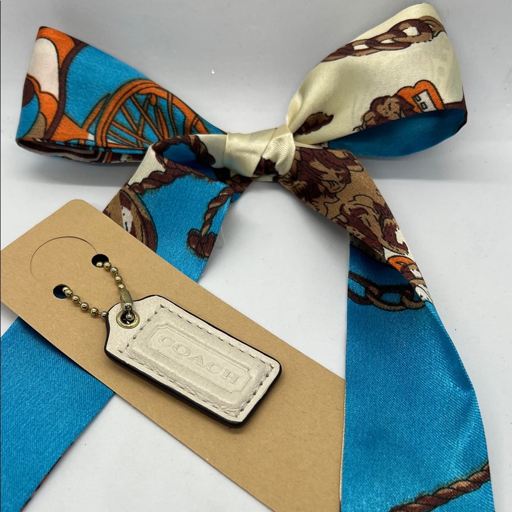Coach Hangtag EUC & Bonus Unbranded Bag Scarf is New